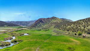 View of mountain backdrop