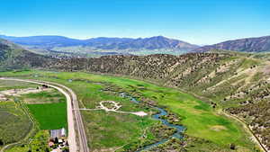 Aerial view of mountains