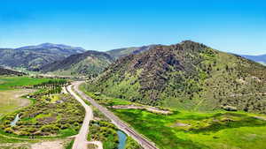 View of mountain background