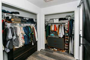 View of closet