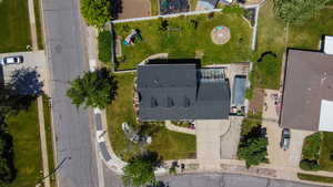 Aerial view of property's location