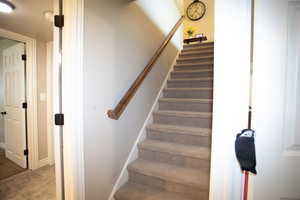 View of stairway