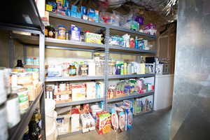View of storage area