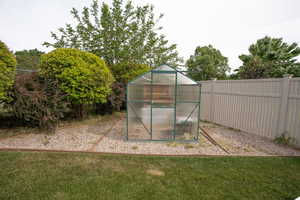 View of greenhouse