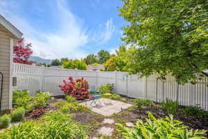 Beautifully Landscaped Sitting Area