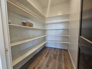 View of storage area