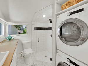 Main floor, 3/4 Bath, w/Laundry