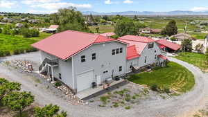 Drone / aerial view of mountains