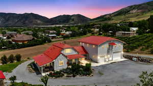 View of mountain backdrop