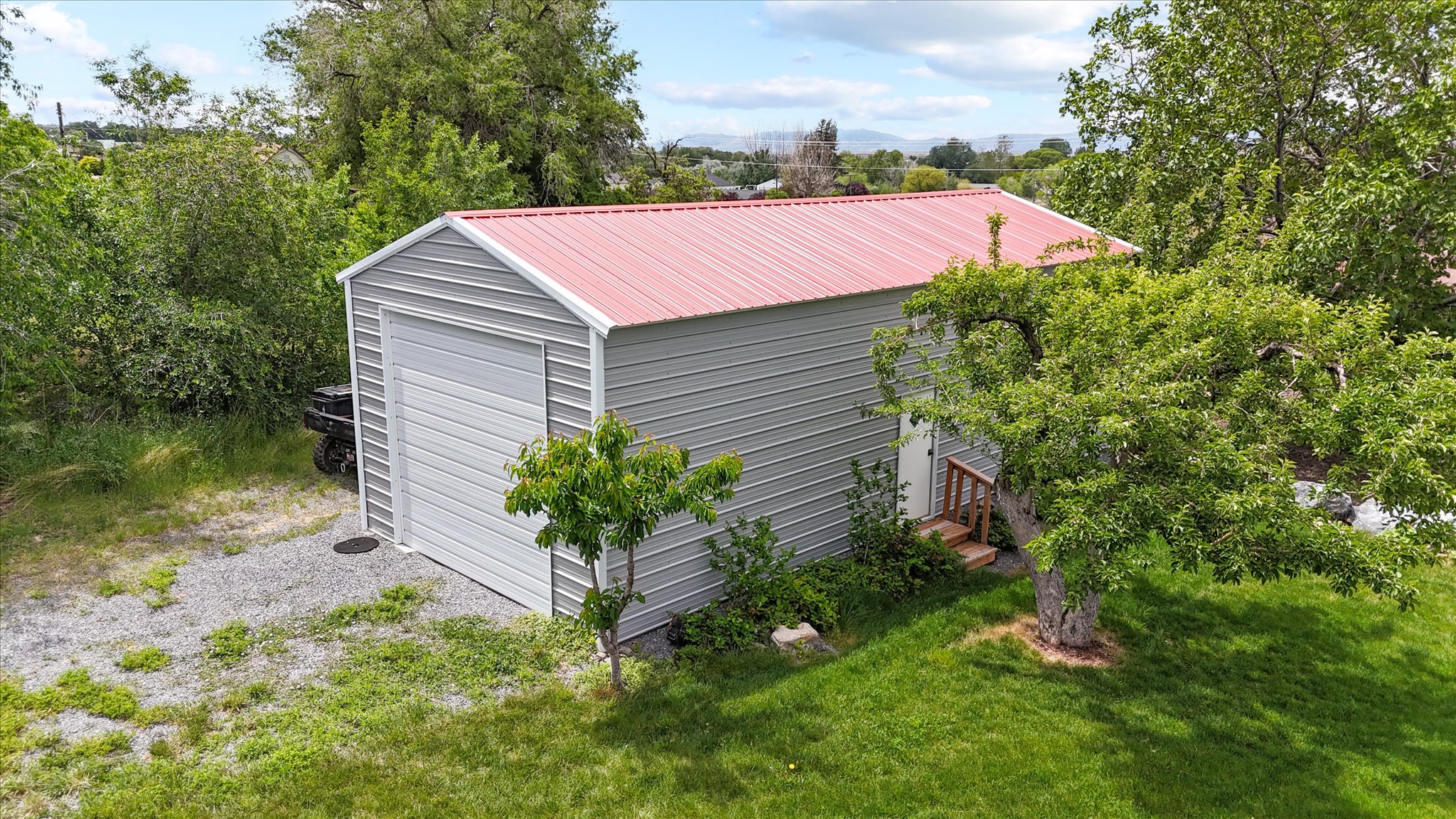 View of outbuilding