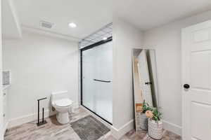 Large basement bathroom