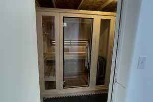 View of sauna