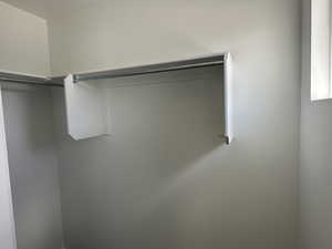 View of spacious closet