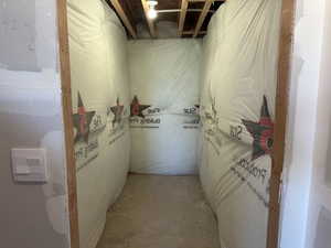 View of storage area