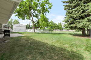 View of yard featuring a patio area