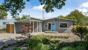 Front view of the property.