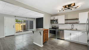 Kitchen/living room view.