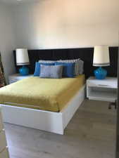Bedroom featuring wood finished floors