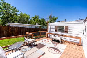View of deck