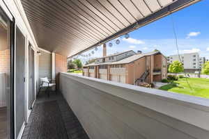 Master bedroom balcony.