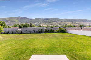 View of mountain backdrop