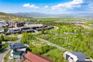 Bird's eye view of mountains