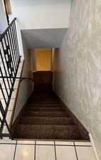 View of stairs to basement