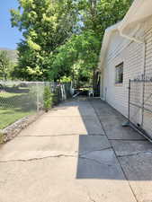 View of patio