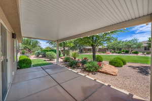 View of patio