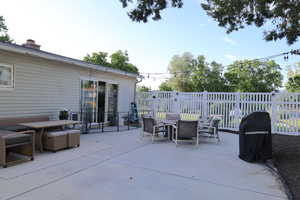 View of patio / terrace featuring outdoor dining area