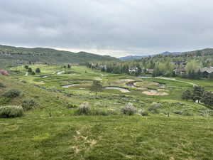 View of mountain background