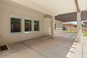 View of patio