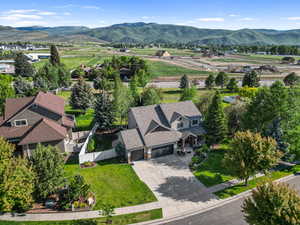 View of rural area with a mountain backdrop