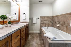 Do a spa day in jetted tub!