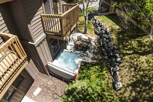 Private end-unit oasis