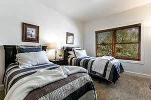 Spacious main level guest bedroom
