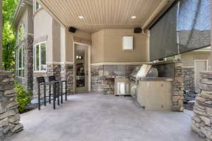 View of patio