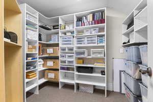 View of storage room