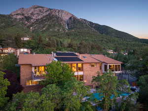 View of mountain backdrop