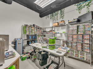 View of carpeted office