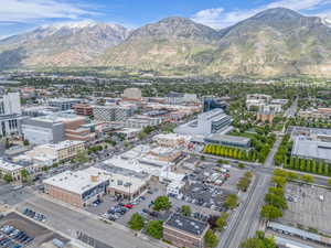 Drone / aerial view of mountains