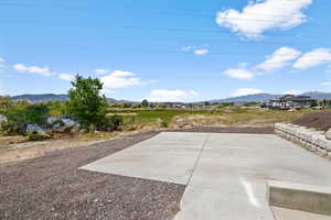 Rear apartment parking