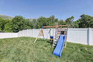 View of jungle gym