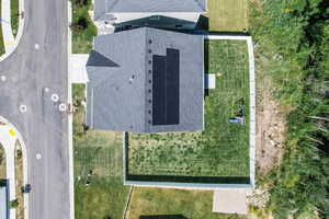 Aerial view of property and surrounding area