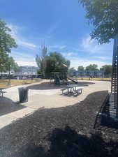 View of community jungle gym