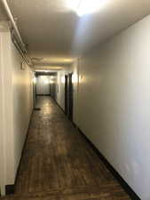Condo hallway. Each unit has new light and new security system