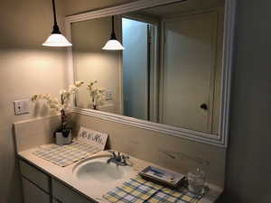 Full Bathroom featuring vanity