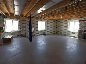 Below grade area featuring healthy amount of natural light