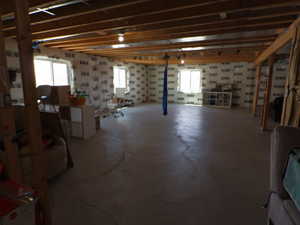 Below grade area with healthy amount of natural light