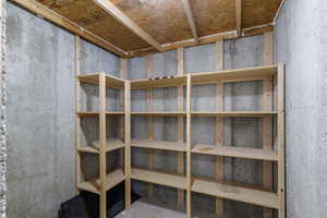 View of storage area